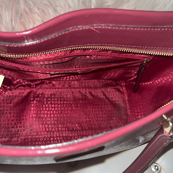 Kate Spade Bristol Drive Patent Leather Large Burgundy Tote - Picture 14 of 15